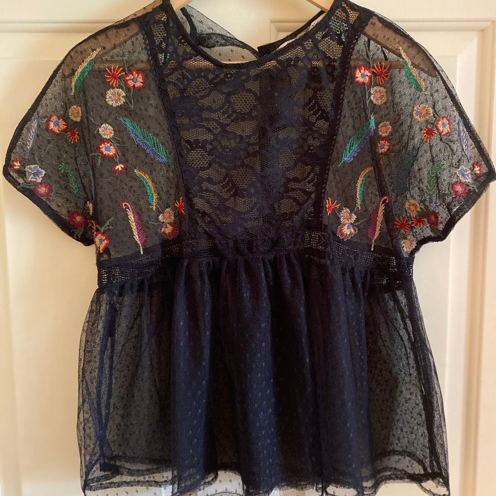Lace Babydoll Top
